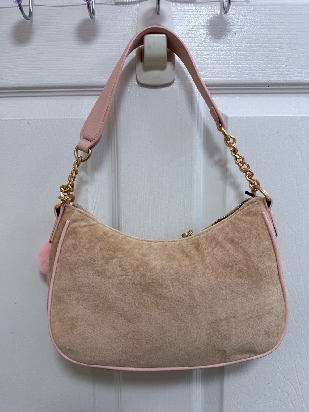 NWT Juicy Couture New Love Chapter Shoulder Bag in Buff Beige - Picture 6 of 7